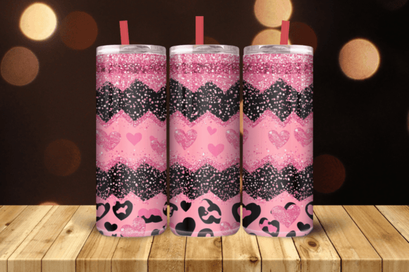 20Oz Pink Leopard Hearts Tumbler Wrap Review