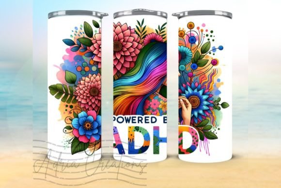 ADHD Awareness Tumbler Wrap Design Review