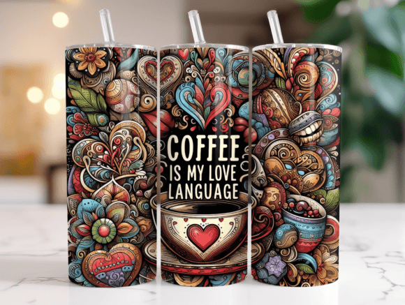 Boho Coffee is My Love Language Wrap Png Review