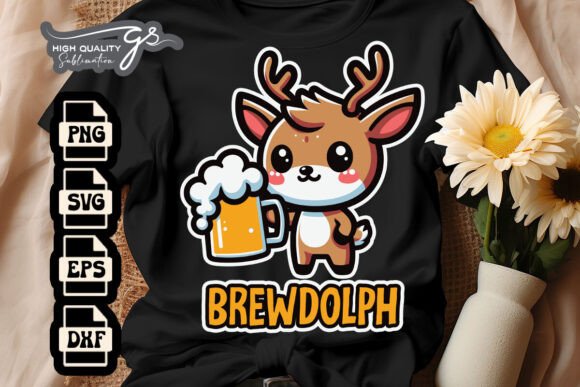 Brewdolph Funny Xmas Reindeer SVG Review