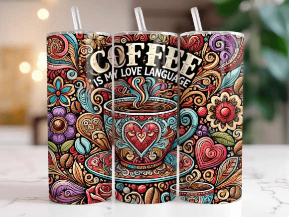 Coffee is My Love Language Tumbler Design Review