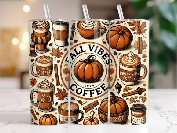 Cozy Fall Vibes Coffee Tumbler Design Review
