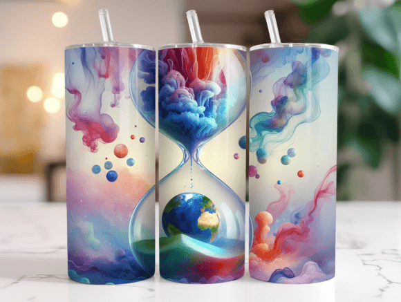 Ethereal Time Tumbler Wrap Design