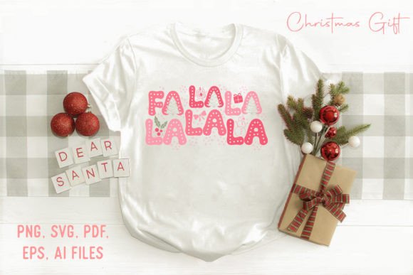 Fa La La Pink Christmas T-shirt SVG Review