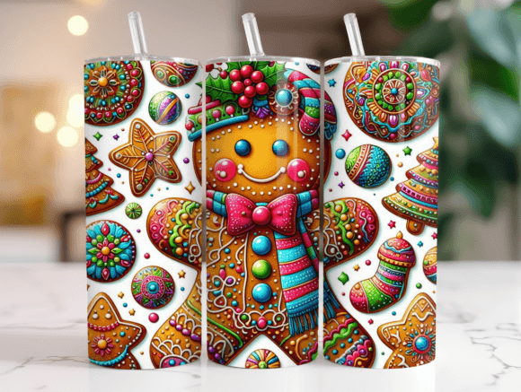 Gingerbread Man 20oz Tumbler Wrap Review