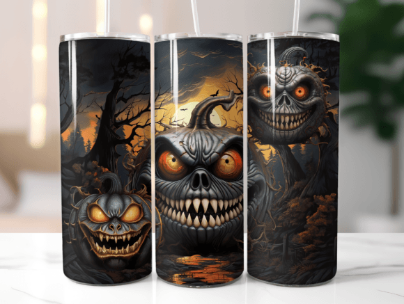 Pumpkins Halloween Tumbler Wrap Review