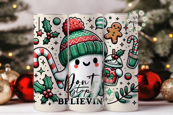 Retro Ghost Santa Don t Stop Believin Embroidery Review