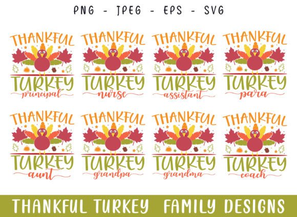 Thankful Family Turkey Embroidery Design Review