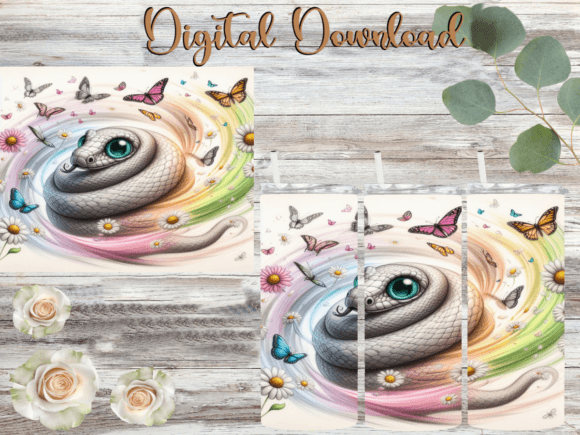 Whimsical Vortex Snake and Butterflies Review